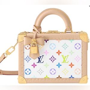 Louis Vuitton x Murakami LV x TM Multicolor Monogram Petite Valise Trunk Bag
